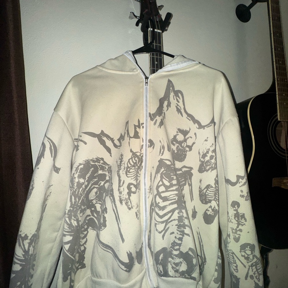Graphic Skeleton Full-Zip Jacket - image 2